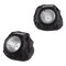 Pure Garden Solar Rock Lights 8-Pack, Waterproof LEDs for Paths, Garden, Outdoor Lighting Set, Black 50-21-8 - alternate 7